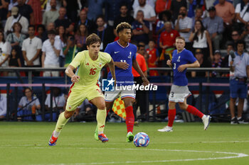 2024-08-09 - Adrián Bernabé of Spain, Football, Men's Gold Medal Match between France and Spain during the Olympic Games Paris 2024 on 9 August 2024 at Parc des Princes in Paris, France - OLYMPIC GAMES PARIS 2024 - 09/08 - OLYMPIC GAMES PARIS 2024 - OLYMPIC GAMES