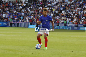 2024-08-09 - Désiré Doué of France, Football, Men's Gold Medal Match between France and Spain during the Olympic Games Paris 2024 on 9 August 2024 at Parc des Princes in Paris, France - OLYMPIC GAMES PARIS 2024 - 09/08 - OLYMPIC GAMES PARIS 2024 - OLYMPIC GAMES