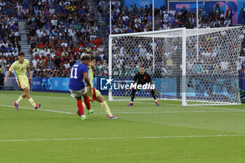 2024-08-09 - Désiré Doué of France, Football, Men's Gold Medal Match between France and Spain during the Olympic Games Paris 2024 on 9 August 2024 at Parc des Princes in Paris, France - OLYMPIC GAMES PARIS 2024 - 09/08 - OLYMPIC GAMES PARIS 2024 - OLYMPIC GAMES