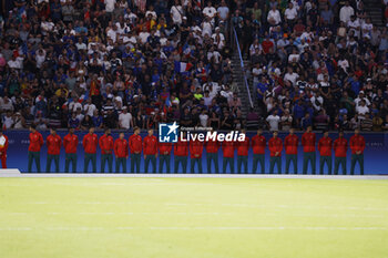 2024-08-09 - Morocco Bronze medal, Football, Men's during the Olympic Games Paris 2024 on 9 August 2024 at Parc des Princes in Paris, France - OLYMPIC GAMES PARIS 2024 - 09/08 - OLYMPIC GAMES PARIS 2024 - OLYMPIC GAMES