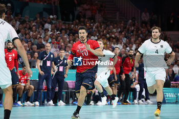 2024-08-09 - Alex DUJSHEBAEV (Spain), Handball, Men's Semifinal between Germany and Spain during the Olympic Games Paris 2024 on 9 August 2024 at Pierre Mauroy stadium in Villeneuve-d'Ascq near Lille, France - OLYMPIC GAMES PARIS 2024 - 09/08 - OLYMPIC GAMES PARIS 2024 - OLYMPIC GAMES