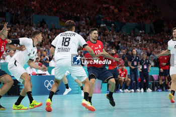 2024-08-09 - Alex DUJSHEBAEV (Spain), Handball, Men's Semifinal between Germany and Spain during the Olympic Games Paris 2024 on 9 August 2024 at Pierre Mauroy stadium in Villeneuve-d'Ascq near Lille, France - OLYMPIC GAMES PARIS 2024 - 09/08 - OLYMPIC GAMES PARIS 2024 - OLYMPIC GAMES