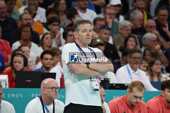 2024-08-09 - Alfred GISLASON (coach Germany), Handball, Men's Semifinal between Germany and Spain during the Olympic Games Paris 2024 on 9 August 2024 at Pierre Mauroy stadium in Villeneuve-d'Ascq near Lille, France - OLYMPIC GAMES PARIS 2024 - 09/08 - OLYMPIC GAMES PARIS 2024 - OLYMPIC GAMES