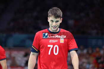 2024-08-09 - Daniel FERNANDEZ (Spain), Handball, Men's Semifinal between Germany and Spain during the Olympic Games Paris 2024 on 9 August 2024 at Pierre Mauroy stadium in Villeneuve-d'Ascq near Lille, France - OLYMPIC GAMES PARIS 2024 - 09/08 - OLYMPIC GAMES PARIS 2024 - OLYMPIC GAMES