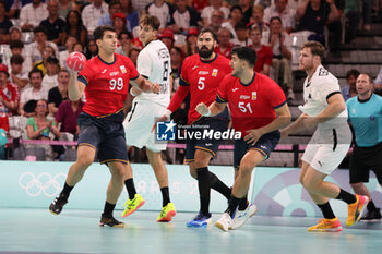 2024-08-09 - Javier RODRIGUEZ (Spain), Handball, Men's Semifinal between Germany and Spain during the Olympic Games Paris 2024 on 9 August 2024 at Pierre Mauroy stadium in Villeneuve-d'Ascq near Lille, France - OLYMPIC GAMES PARIS 2024 - 09/08 - OLYMPIC GAMES PARIS 2024 - OLYMPIC GAMES