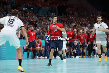 2024-08-09 - Alex DUJSHEBAEV (Spain), Handball, Men's Semifinal between Germany and Spain during the Olympic Games Paris 2024 on 9 August 2024 at Pierre Mauroy stadium in Villeneuve-d'Ascq near Lille, France - OLYMPIC GAMES PARIS 2024 - 09/08 - OLYMPIC GAMES PARIS 2024 - OLYMPIC GAMES