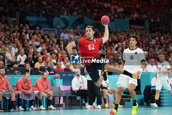 2024-08-09 - Kauldi ODRIOZOLA (Spain), Handball, Men's Semifinal between Germany and Spain during the Olympic Games Paris 2024 on 9 August 2024 at Pierre Mauroy stadium in Villeneuve-d'Ascq near Lille, France - OLYMPIC GAMES PARIS 2024 - 09/08 - OLYMPIC GAMES PARIS 2024 - OLYMPIC GAMES