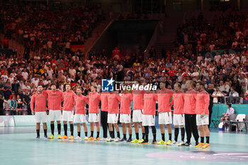 2024-08-09 - Team Germany, Handball, Men's Semifinal between Germany and Spain during the Olympic Games Paris 2024 on 9 August 2024 at Pierre Mauroy stadium in Villeneuve-d'Ascq near Lille, France - OLYMPIC GAMES PARIS 2024 - 09/08 - OLYMPIC GAMES PARIS 2024 - OLYMPIC GAMES