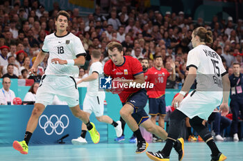 2024-08-09 - Kauldi ODRIOZOLA (Spain), Handball, Men's Semifinal between Germany and Spain during the Olympic Games Paris 2024 on 9 August 2024 at Pierre Mauroy stadium in Villeneuve-d'Ascq near Lille, France - OLYMPIC GAMES PARIS 2024 - 09/08 - OLYMPIC GAMES PARIS 2024 - OLYMPIC GAMES