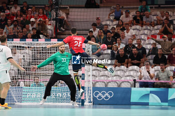 2024-08-09 - Augustin CASADO (Spain), Handball, Men's Semifinal between Germany and Spain during the Olympic Games Paris 2024 on 9 August 2024 at Pierre Mauroy stadium in Villeneuve-d'Ascq near Lille, France - OLYMPIC GAMES PARIS 2024 - 09/08 - OLYMPIC GAMES PARIS 2024 - OLYMPIC GAMES