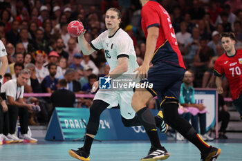 2024-08-09 - Juri KNORR (Germany), Handball, Men's Semifinal between Germany and Spain during the Olympic Games Paris 2024 on 9 August 2024 at Pierre Mauroy stadium in Villeneuve-d'Ascq near Lille, France - OLYMPIC GAMES PARIS 2024 - 09/08 - OLYMPIC GAMES PARIS 2024 - OLYMPIC GAMES