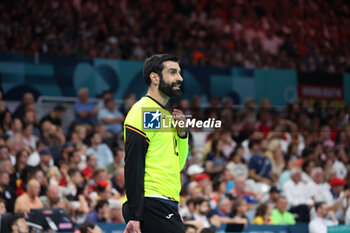 2024-08-09 - Rodrigo CORRALES (Spain), Handball, Men's Semifinal between Germany and Spain during the Olympic Games Paris 2024 on 9 August 2024 at Pierre Mauroy stadium in Villeneuve-d'Ascq near Lille, France - OLYMPIC GAMES PARIS 2024 - 09/08 - OLYMPIC GAMES PARIS 2024 - OLYMPIC GAMES