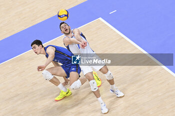 2024-08-09 - Fabio Balaso (Italy), Volleyball, Men's Bronze Medal Match between Italy and United States during the Olympic Games Paris 2024 on 9 August 2024 at South Paris Arena in Paris, France - OLYMPIC GAMES PARIS 2024 - 09/08 - OLYMPIC GAMES PARIS 2024 - OLYMPIC GAMES