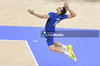 2024-08-09 - Simone Giannelli (Italy), Volleyball, Men's Bronze Medal Match between Italy and United States during the Olympic Games Paris 2024 on 9 August 2024 at South Paris Arena in Paris, France - OLYMPIC GAMES PARIS 2024 - 09/08 - OLYMPIC GAMES PARIS 2024 - OLYMPIC GAMES