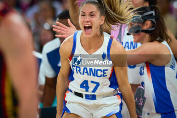 2024-08-09 - Romane Bernies of France, Basketball, Women's Semifinal between France and Belgium during the Olympic Games Paris 2024 on 9 August 2024 at Bercy Arena in Paris, France - OLYMPIC GAMES PARIS 2024 - 09/08 - OLYMPIC GAMES PARIS 2024 - OLYMPIC GAMES