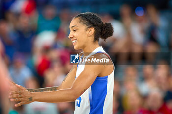 2024-08-09 - Gabby Williams of France, Basketball, Women's Semifinal between France and Belgium during the Olympic Games Paris 2024 on 9 August 2024 at Bercy Arena in Paris, France - OLYMPIC GAMES PARIS 2024 - 09/08 - OLYMPIC GAMES PARIS 2024 - OLYMPIC GAMES