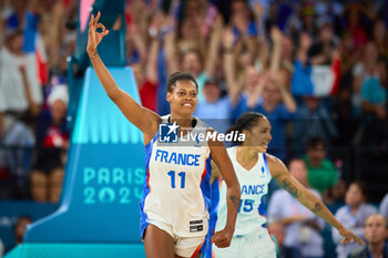 2024-08-09 - Valériane Ayayi of France, Basketball, Women's Semifinal between France and Belgium during the Olympic Games Paris 2024 on 9 August 2024 at Bercy Arena in Paris, France - OLYMPIC GAMES PARIS 2024 - 09/08 - OLYMPIC GAMES PARIS 2024 - OLYMPIC GAMES