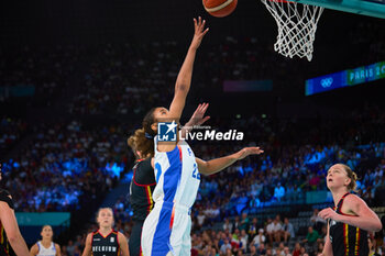 2024-08-09 - Marième Badiane of France, Basketball, Women's Semifinal between France and Belgium during the Olympic Games Paris 2024 on 9 August 2024 at Bercy Arena in Paris, France - OLYMPIC GAMES PARIS 2024 - 09/08 - OLYMPIC GAMES PARIS 2024 - OLYMPIC GAMES