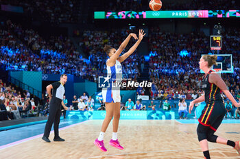 2024-08-09 - Iliana Rupert of France, Basketball, Women's Semifinal between France and Belgium during the Olympic Games Paris 2024 on 9 August 2024 at Bercy Arena in Paris, France - OLYMPIC GAMES PARIS 2024 - 09/08 - OLYMPIC GAMES PARIS 2024 - OLYMPIC GAMES