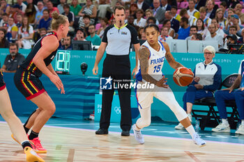 2024-08-09 - Gabby Williams of France, Basketball, Women's Semifinal between France and Belgium during the Olympic Games Paris 2024 on 9 August 2024 at Bercy Arena in Paris, France - OLYMPIC GAMES PARIS 2024 - 09/08 - OLYMPIC GAMES PARIS 2024 - OLYMPIC GAMES