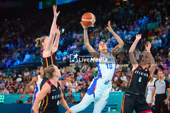 2024-08-09 - Gabby Williams of France, Basketball, Women's Semifinal between France and Belgium during the Olympic Games Paris 2024 on 9 August 2024 at Bercy Arena in Paris, France - OLYMPIC GAMES PARIS 2024 - 09/08 - OLYMPIC GAMES PARIS 2024 - OLYMPIC GAMES