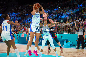 2024-08-09 - Iliana Rupert of France, Basketball, Women's Semifinal between France and Belgium during the Olympic Games Paris 2024 on 9 August 2024 at Bercy Arena in Paris, France - OLYMPIC GAMES PARIS 2024 - 09/08 - OLYMPIC GAMES PARIS 2024 - OLYMPIC GAMES