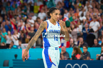 2024-08-09 - Gabby Williams of France, Basketball, Women's Semifinal between France and Belgium during the Olympic Games Paris 2024 on 9 August 2024 at Bercy Arena in Paris, France - OLYMPIC GAMES PARIS 2024 - 09/08 - OLYMPIC GAMES PARIS 2024 - OLYMPIC GAMES