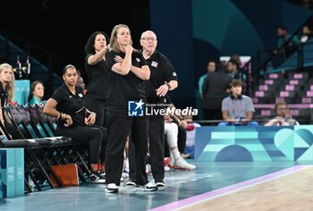 2024-08-09 - Coach Cheryl Reeve (USA), Basketball, Women's Semifinal between United States and Australia during the Olympic Games Paris 2024 on 9 August 2024 at Bercy Arena in Paris, France - OLYMPIC GAMES PARIS 2024 - 09/08 - OLYMPIC GAMES PARIS 2024 - OLYMPIC GAMES