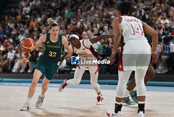 2024-08-09 - Sami Withcomb (AUS), Basketball, Women's Semifinal between United States and Australia during the Olympic Games Paris 2024 on 9 August 2024 at Bercy Arena in Paris, France - OLYMPIC GAMES PARIS 2024 - 09/08 - OLYMPIC GAMES PARIS 2024 - OLYMPIC GAMES