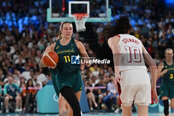 2024-08-09 - Alanna Smith (AUS), Basketball, Women's Semifinal between United States and Australia during the Olympic Games Paris 2024 on 9 August 2024 at Bercy Arena in Paris, France - OLYMPIC GAMES PARIS 2024 - 09/08 - OLYMPIC GAMES PARIS 2024 - OLYMPIC GAMES