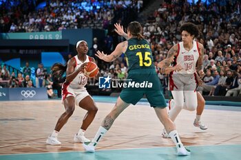 2024-08-09 - Jackie Young (USA), Basketball, Women's Semifinal between United States and Australia during the Olympic Games Paris 2024 on 9 August 2024 at Bercy Arena in Paris, France - OLYMPIC GAMES PARIS 2024 - 09/08 - OLYMPIC GAMES PARIS 2024 - OLYMPIC GAMES