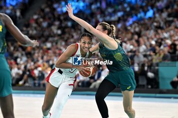 2024-08-09 - A’ja Wilson (USA), Basketball, Women's Semifinal between United States and Australia during the Olympic Games Paris 2024 on 9 August 2024 at Bercy Arena in Paris, France - OLYMPIC GAMES PARIS 2024 - 09/08 - OLYMPIC GAMES PARIS 2024 - OLYMPIC GAMES