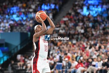 2024-08-09 - Jackie Young (USA), Basketball, Women's Semifinal between United States and Australia during the Olympic Games Paris 2024 on 9 August 2024 at Bercy Arena in Paris, France - OLYMPIC GAMES PARIS 2024 - 09/08 - OLYMPIC GAMES PARIS 2024 - OLYMPIC GAMES