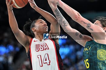 2024-08-09 - Alyssa Thomas (USA), Basketball, Women's Semifinal between United States and Australia during the Olympic Games Paris 2024 on 9 August 2024 at Bercy Arena in Paris, France - OLYMPIC GAMES PARIS 2024 - 09/08 - OLYMPIC GAMES PARIS 2024 - OLYMPIC GAMES