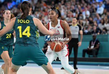 2024-08-09 - Alyssa Thomas (USA), Basketball, Women's Semifinal between United States and Australia during the Olympic Games Paris 2024 on 9 August 2024 at Bercy Arena in Paris, France - OLYMPIC GAMES PARIS 2024 - 09/08 - OLYMPIC GAMES PARIS 2024 - OLYMPIC GAMES