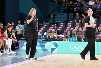 2024-08-09 - Coach Cheryl Reeve (USA), Basketball, Women's Semifinal between United States and Australia during the Olympic Games Paris 2024 on 9 August 2024 at Bercy Arena in Paris, France - OLYMPIC GAMES PARIS 2024 - 09/08 - OLYMPIC GAMES PARIS 2024 - OLYMPIC GAMES