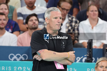 2024-08-09 - Coach Nikolaj Bredahl Jacobsen (Denmark), Handball, Men's Semifinal between Slovenia and Denmark during the Olympic Games Paris 2024 on 9 August 2024 at Pierre Mauroy stadium in Villeneuve-d'Ascq near Lille, France - OLYMPIC GAMES PARIS 2024 - 09/08 - OLYMPIC GAMES PARIS 2024 - OLYMPIC GAMES