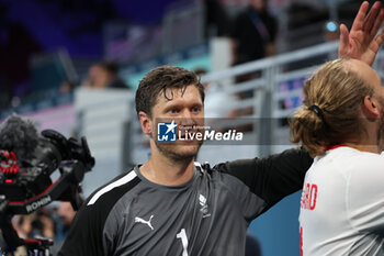 2024-08-09 - Niklas Landin Jacobsen (Denmark), Handball, Men's Semifinal between Slovenia and Denmark during the Olympic Games Paris 2024 on 9 August 2024 at Pierre Mauroy stadium in Villeneuve-d'Ascq near Lille, France - OLYMPIC GAMES PARIS 2024 - 09/08 - OLYMPIC GAMES PARIS 2024 - OLYMPIC GAMES