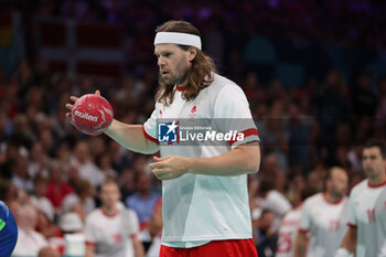 2024-08-09 - Mikkel Hansen (Denmark), Handball, Men's Semifinal between Slovenia and Denmark during the Olympic Games Paris 2024 on 9 August 2024 at Pierre Mauroy stadium in Villeneuve-d'Ascq near Lille, France - OLYMPIC GAMES PARIS 2024 - 09/08 - OLYMPIC GAMES PARIS 2024 - OLYMPIC GAMES