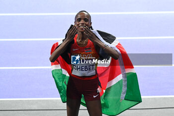 2024-08-09 - CHEBET Beatrice ( KEN ) Gold medal, Athletics, Women's 10,000m Final during the Olympic Games Paris 2024 on 9 August 2024 at Stade de France in Saint-Denis near Paris, France - OLYMPIC GAMES PARIS 2024 - 09/08 - OLYMPIC GAMES PARIS 2024 - OLYMPIC GAMES