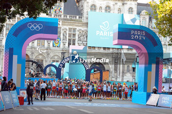 2024-08-10 - Before the Start - MEN'S MARATHON - OLYMPIC GAMES PARIS 2024 - OLYMPIC GAMES