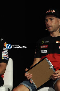 2024-06-12 - press conference for the presentation of the WDW World Ducati Week scheduled at the Misano racetrack between 26 and 29 July 2024 - with CEO Claudio Domenicali, MotoGP riders Pecco Bagnaia and Enea Bastianini, Toni Cairoli of the new Ducati cross team. Bologna, June 12, 2024, Ducati Factory in borgo Panigale - WORLD DUCATI WEEK PRESENTATION - OTHER - MOTORS