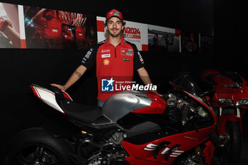 2024-06-12 - press conference for the presentation of the WDW World Ducati Week scheduled at the Misano racetrack between 26 and 29 July 2024 - with CEO Claudio Domenicali, MotoGP riders Pecco Bagnaia and Enea Bastianini, Toni Cairoli of the new Ducati cross team. Bologna, June 12, 2024, Ducati Factory in borgo Panigale - WORLD DUCATI WEEK PRESENTATION - OTHER - MOTORS