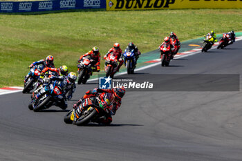 2024-05-26 - Michele Pirro leads the race 2 in Superbike CIV 2024 in Vallelunga circuit - CIV 2024 - CAMPIONATO ITALIANO VELOCITà - ROUND 2 - CIV - ITALIAN SPEED CHAMPIONSHIP - MOTORS