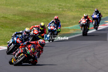 2024-05-26 - Michele Pirro leads the race 2 in Superbike CIV 2024 in Vallelunga circuit - CIV 2024 - CAMPIONATO ITALIANO VELOCITà - ROUND 2 - CIV - ITALIAN SPEED CHAMPIONSHIP - MOTORS