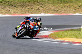 2024-05-26 - Samuele Cavalieri in Superbike race 2 in CIV 2024 in Vallelunga circuit - CIV 2024 - CAMPIONATO ITALIANO VELOCITà - ROUND 2 - CIV - ITALIAN SPEED CHAMPIONSHIP - MOTORS