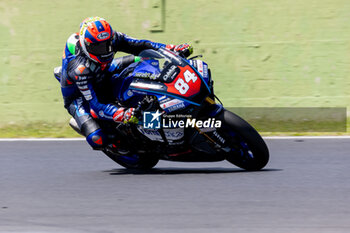 2024-05-26 - Riccardo Russo in Superbike race 2 in CIV 2024 in Vallelunga circuit - CIV 2024 - CAMPIONATO ITALIANO VELOCITà - ROUND 2 - CIV - ITALIAN SPEED CHAMPIONSHIP - MOTORS