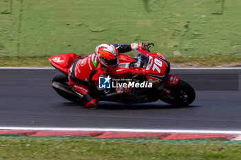 2024-05-26 - Luca Vitali in Superbike race 2 in CIV 2024 in Vallelunga circuit - CIV 2024 - CAMPIONATO ITALIANO VELOCITà - ROUND 2 - CIV - ITALIAN SPEED CHAMPIONSHIP - MOTORS