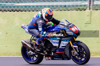 2024-05-26 - Riccardo Russo in Superbike race 2 in CIV 2024 in Vallelunga circuit - CIV 2024 - CAMPIONATO ITALIANO VELOCITà - ROUND 2 - CIV - ITALIAN SPEED CHAMPIONSHIP - MOTORS