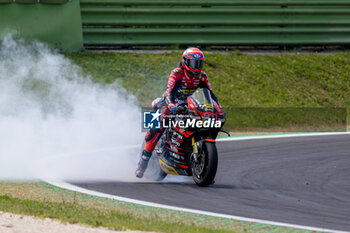 2024-05-26 - Michele Pirro winner of Superbike race 2 in CIV 2024 in Vallelunga circuit - CIV 2024 - CAMPIONATO ITALIANO VELOCITà - ROUND 2 - CIV - ITALIAN SPEED CHAMPIONSHIP - MOTORS